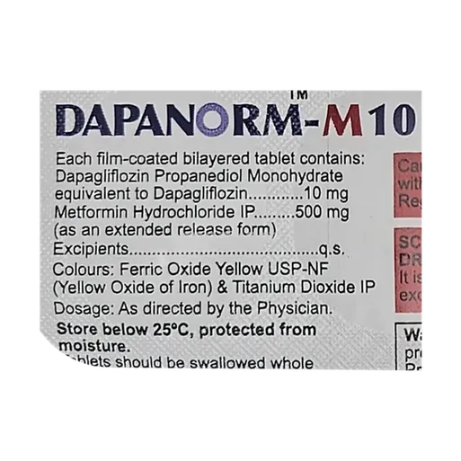 dapanorm m 10mg tablet 10's